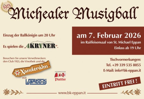 Michealer Musigball 2026